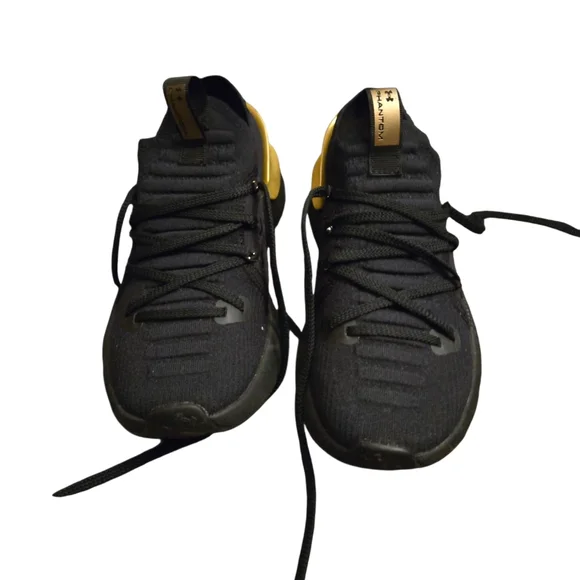 Under Armour Charcoal and Gold Athletic Shoes - Picture 6 of 8